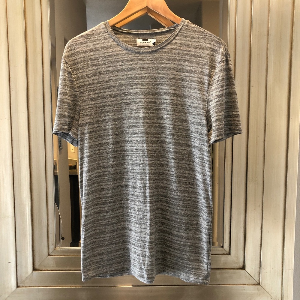 Topman size small gray/silver t-shirt